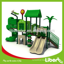 2014 Crianças populares de série de madeira Playground Spiral Slide Play LE.SL.002